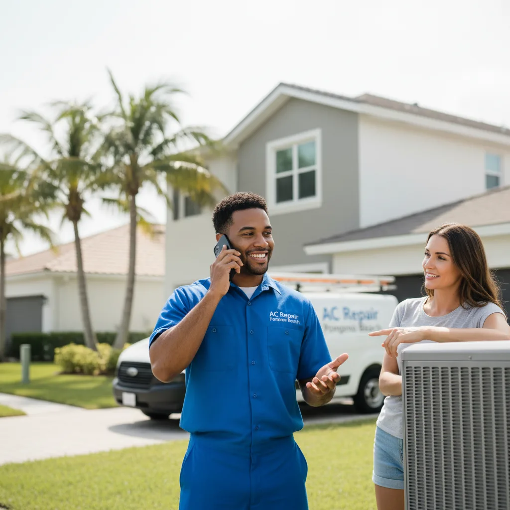 AC Repair Pompano Beach customer support in East Longmeadow